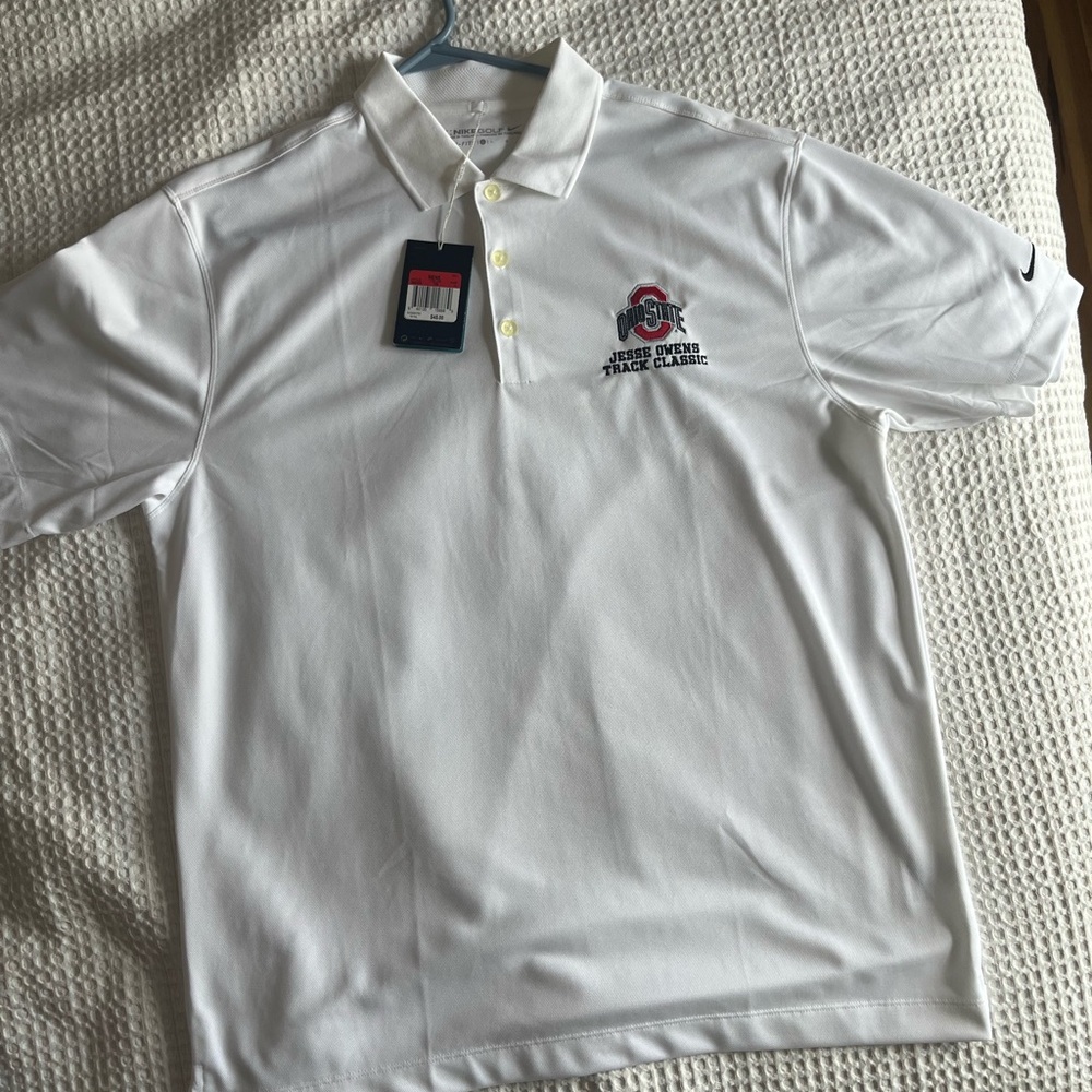White Nike Men's Polo Shirt